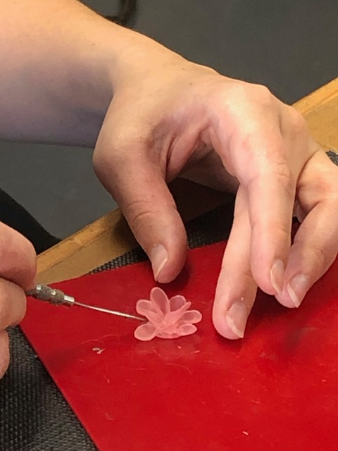 Wax carving