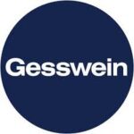 A blue circle with the word gesswein in it.